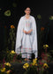 Women’s Powder Blue Floral Embroidered Kurta Pant Set with Dupatta | Elegant Ethnic Suit Set