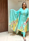 Mulson Blush Bloom Suit Set (Pink) Aqua (Turquoise)