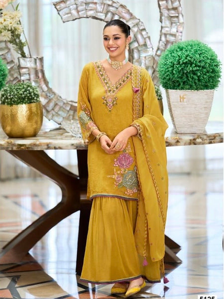 Pakistani Style Embroidered Kurta Set with Dupatta | Festive & Wedding Ethnic Wear