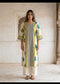 Mulson Ivory Leaf Stripe Kurta Set
