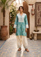 Women’s Lavender Cotton Printed Patiala Suit Set with Lace Work | Ethnic Kurta, Patiala Salwar & Dupatta