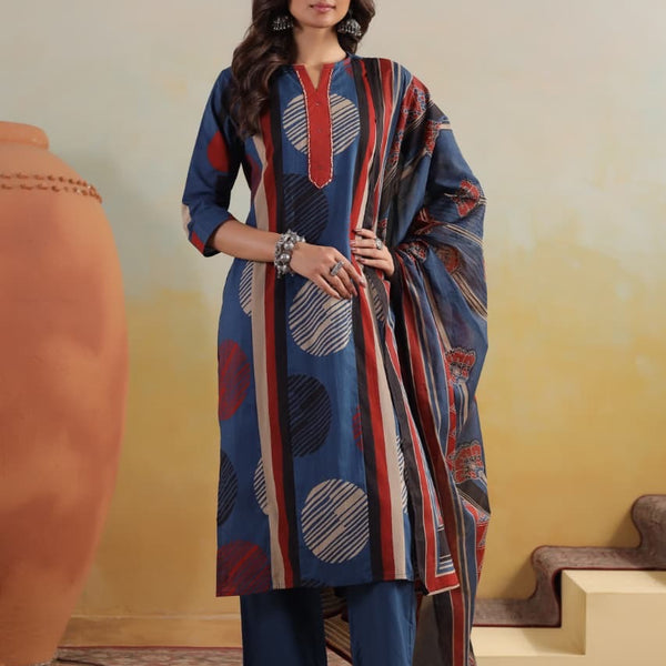 Indigo Rust Suit Set