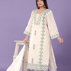 Mulson Ivory Azure Suit Set
