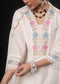 Women’s Powder Blue Floral Embroidered Kurta Pant Set with Dupatta | Elegant Ethnic Suit Set