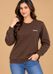 Classic Crew Neck Sweatshirt for Women