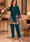 Embroidered Corduroy Velvet Co-ord Set for Women
