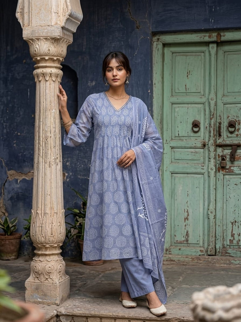 Mulson Handblock Suit Set