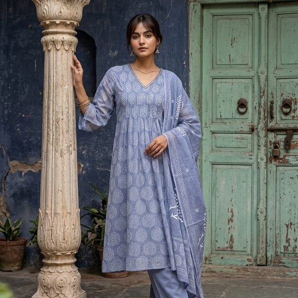 Mulson Handblock Suit Set