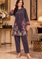 Embroidered Corduroy Velvet Co-ord Set for Women