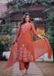 Premium Mul Chanderi Appliqué & Mirror Work Kurta Set with Dupatta