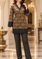 Karachi Wool Paisley Print Winter Co-ord Set
