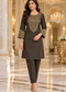 Elegant Floral Embroidered Kurta Pant Set for Women
