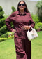 Mulson Signature Stitch Co-Ord Set for Women | Premium Cotton Co-Ord Set with Wide-Leg Pants