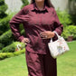 Mulson Signature Stitch Co-Ord Set for Women | Premium Cotton Co-Ord Set with Wide-Leg Pants