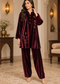 Embroidered Velvet Farshi Co-ord Set