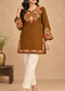 Kashmiri Embroidered Short Kurti for Women