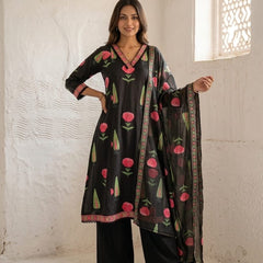 Mulson Scarlet Gulbagh Suit Set