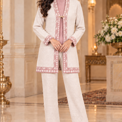 Knit Co-ord Set with Longline Cardigan