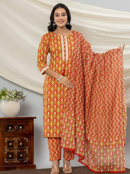 Mulson Sunfire Ikat Suit Set