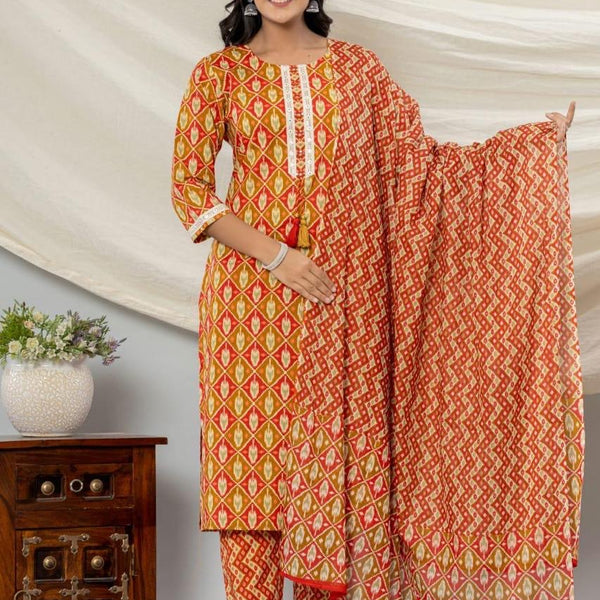 Mulson Sunfire Ikat Suit Set