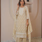 Blush Pink Chikankari Embroidered Cotton Suit Set with Dupatta for Women | Elegant Ethnic Wear