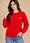 Classic Crew Neck Sweatshirt for Women