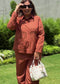 Mulson Signature Stitch Co-Ord Set for Women | Premium Cotton Co-Ord Set with Wide-Leg Pants