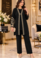 Emerald Elegance Embroidered 3-Piece Winter Co-ord Set