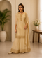 Women’s Teal Blue Embroidered Kurta Sharara Set with Dupatta | Festive 3-Piece Ethnic Suit