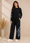 Mulson Signature Tiger Motif Knitted Co-ord Set