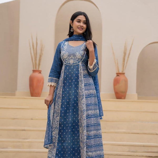 Mulson Indigo Grace Suit Set