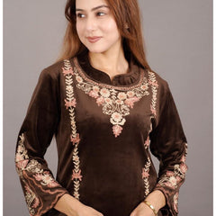 1.	Elegance stitched in velvet ✨
	2.	Royal vibes, timeless style 👑
	3.	When grace speaks, words stay silent.
	4.	Velvet dreams and floral finesse 🌸
	5.	Subtle luxury, effortless charm.
	6.	Crafted for comfort, designed to stand out ✨
	7.	Where traditio