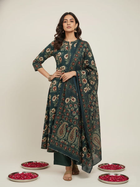 Mulson Emerald Paisley Grace Suit Set