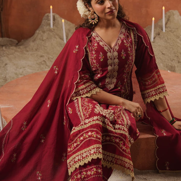 Emerald Grace Kurta Set