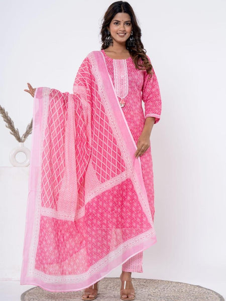 Mulson Sunfire Ikat Suit Set