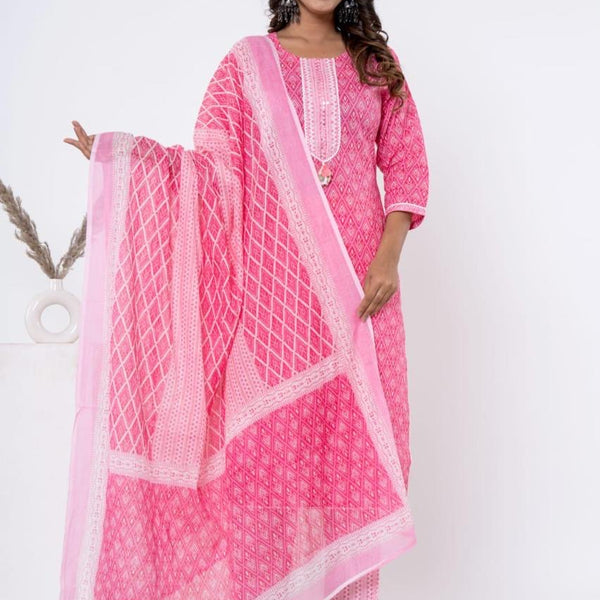 Mulson Sunfire Ikat Suit Set