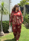 Paisley Embroidered Co-Ord Set for Women | Premium Cotton Casual Co-Ord Set | Mulson