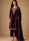 Emerald Green Embroidered Velvet 3-Piece Winter Suit with Dupatta