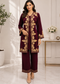 Kashmira Noor Embroidered Winter Co-ord Set – Mocha Brown