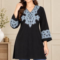 Kashmiri Embroidered Short Kurti