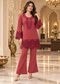 Embroidered Cutwork Winter Co-ord Set