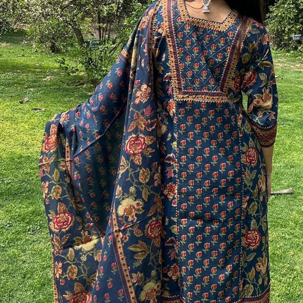 Mulson Midnight Garden Kurta Set