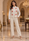 Embroidered Winter Waistcoat & Trouser Co-ord Set