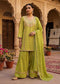 Women’s Baby Pink Embroidered Kurta Palazzo Set with Dupatta | Festive Ethnic Suit