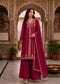 Women’s Orange Embroidered Kurta Palazzo Set with Dupatta