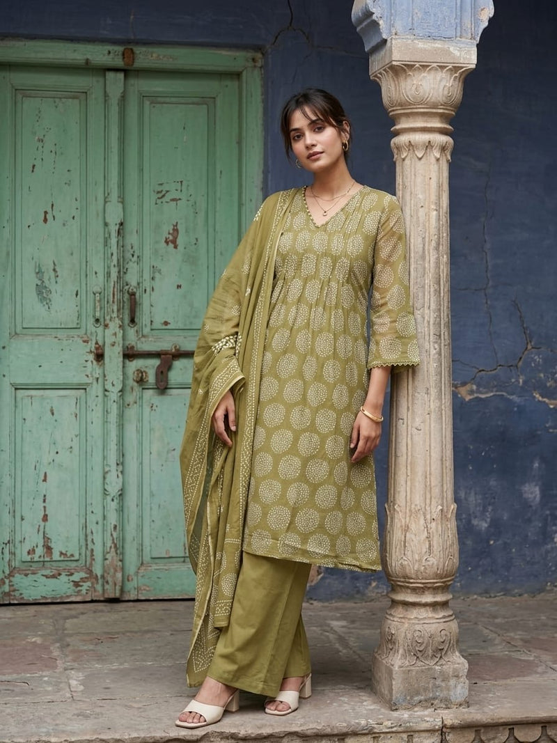 Mulson Handblock Suit Set