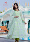 Anarkali Kurta Set  Floral Printed with Dupatta