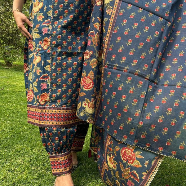 Mulson Midnight Garden Kurta Set