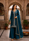 Women’s Orange Embroidered Kurta Palazzo Set with Dupatta