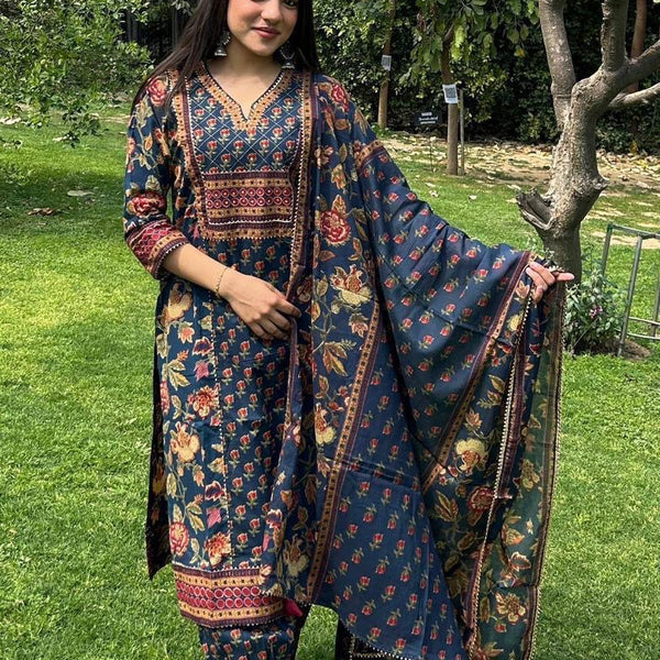 Mulson Midnight Garden Kurta Set